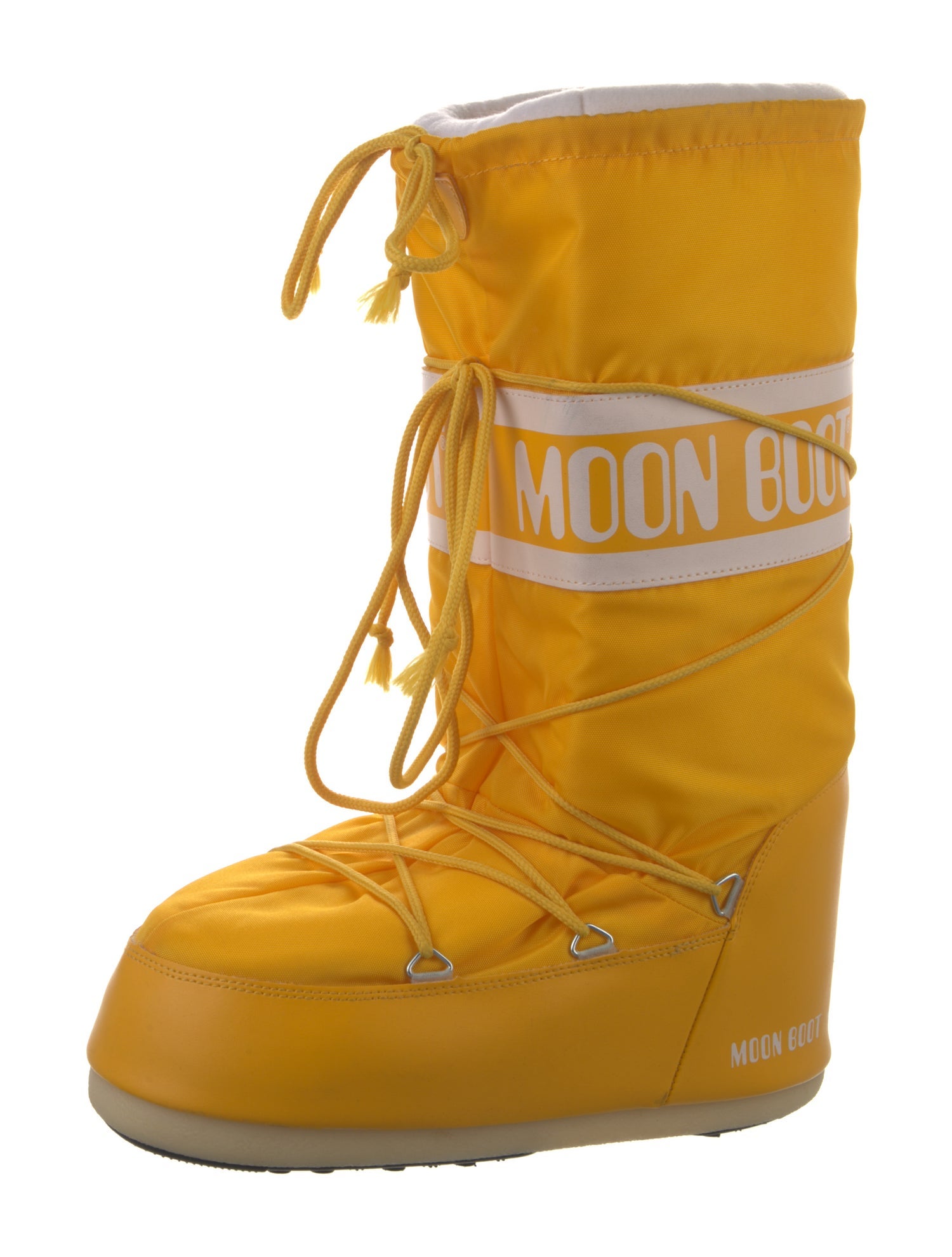 Moon Boot Nylon Graphic Print Lace-Up Boots