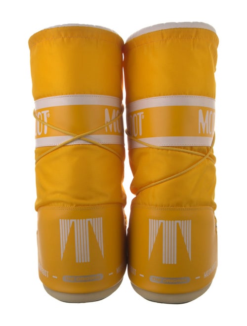 Moon Boot Nylon Graphic Print Lace-Up Boots