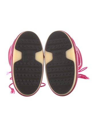 Moon Boot Nylon Graphic Print Lace-Up Boots