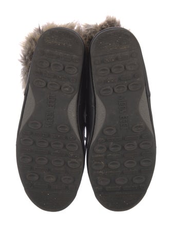 Moon Boot Nylon Faux Fur Trim Lace-Up Boots