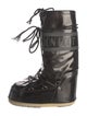 Moon Boot Patent Leather Lace-Up Boots