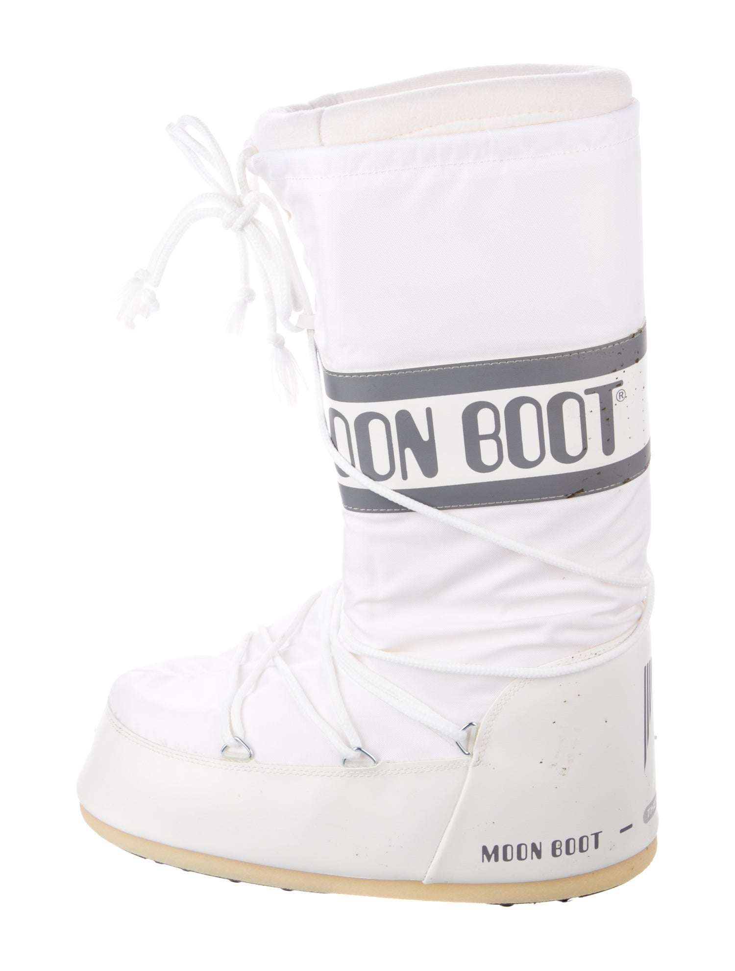 Moon Boot Nylon Graphic Print Snow Boots