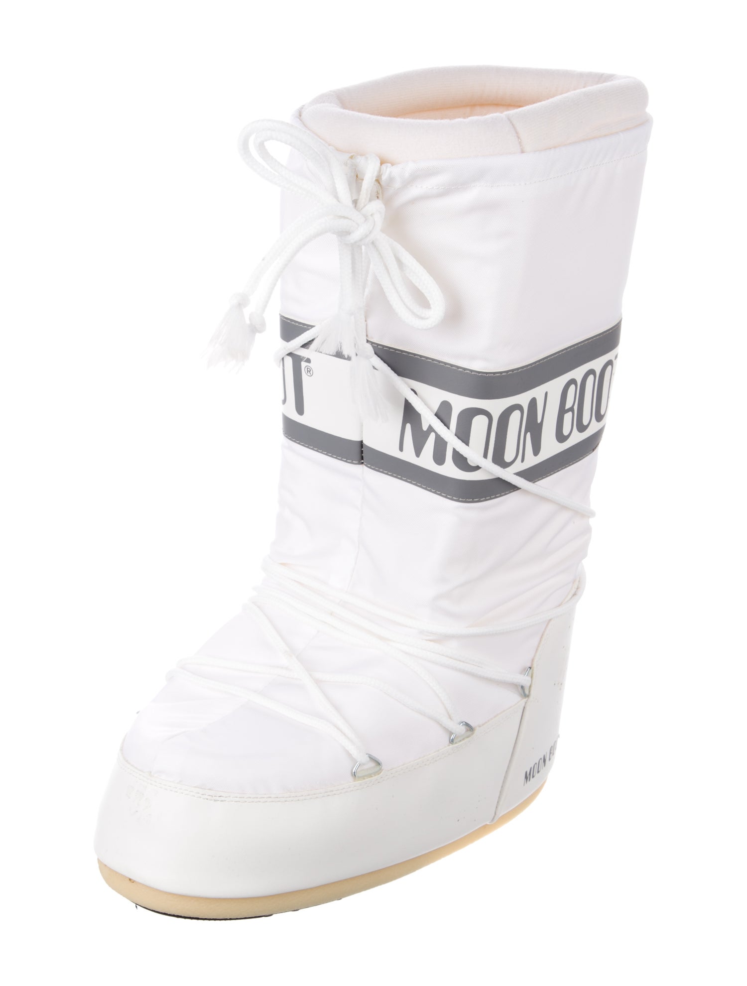 Moon Boot Nylon Graphic Print Snow Boots