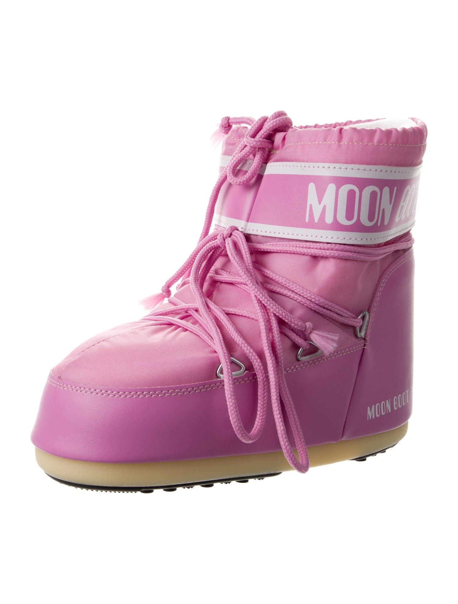 Moon Boot Leather Printed Rain Boots