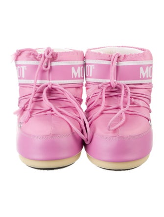 Moon Boot Leather Printed Rain Boots