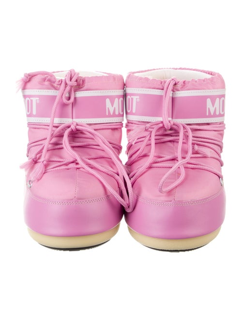 Moon Boot Leather Printed Rain Boots