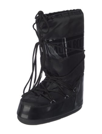 Moon Boot Graphic Print Lace-Up Boots