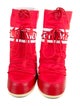 Moon Boot Nylon Graphic Print Lace-Up Boots