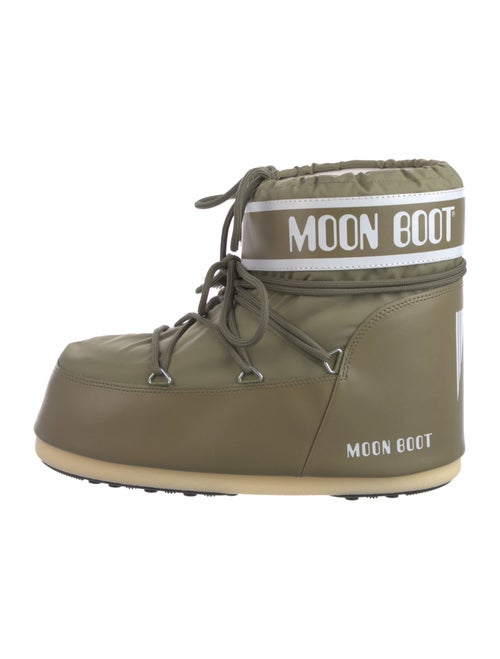 Moon Boot Nylon Graphic Print Lace-Up Boots