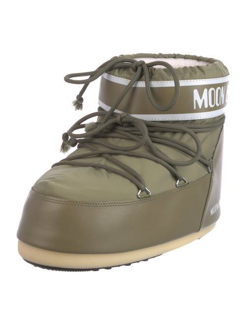 Moon Boot Nylon Graphic Print Lace-Up Boots