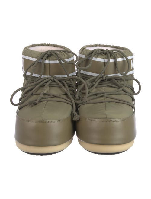 Moon Boot Nylon Graphic Print Lace-Up Boots