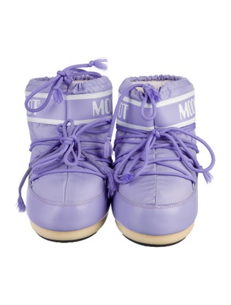 Moon Boot Leather Lace-Up Boots