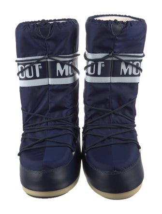 Moon Boot Nylon Printed Lace-Up Boots