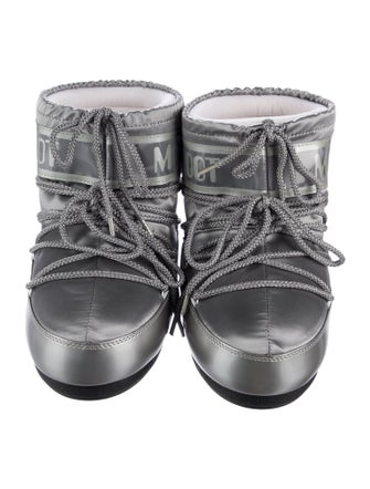 Moon Boot Leather Lace-Up Boots