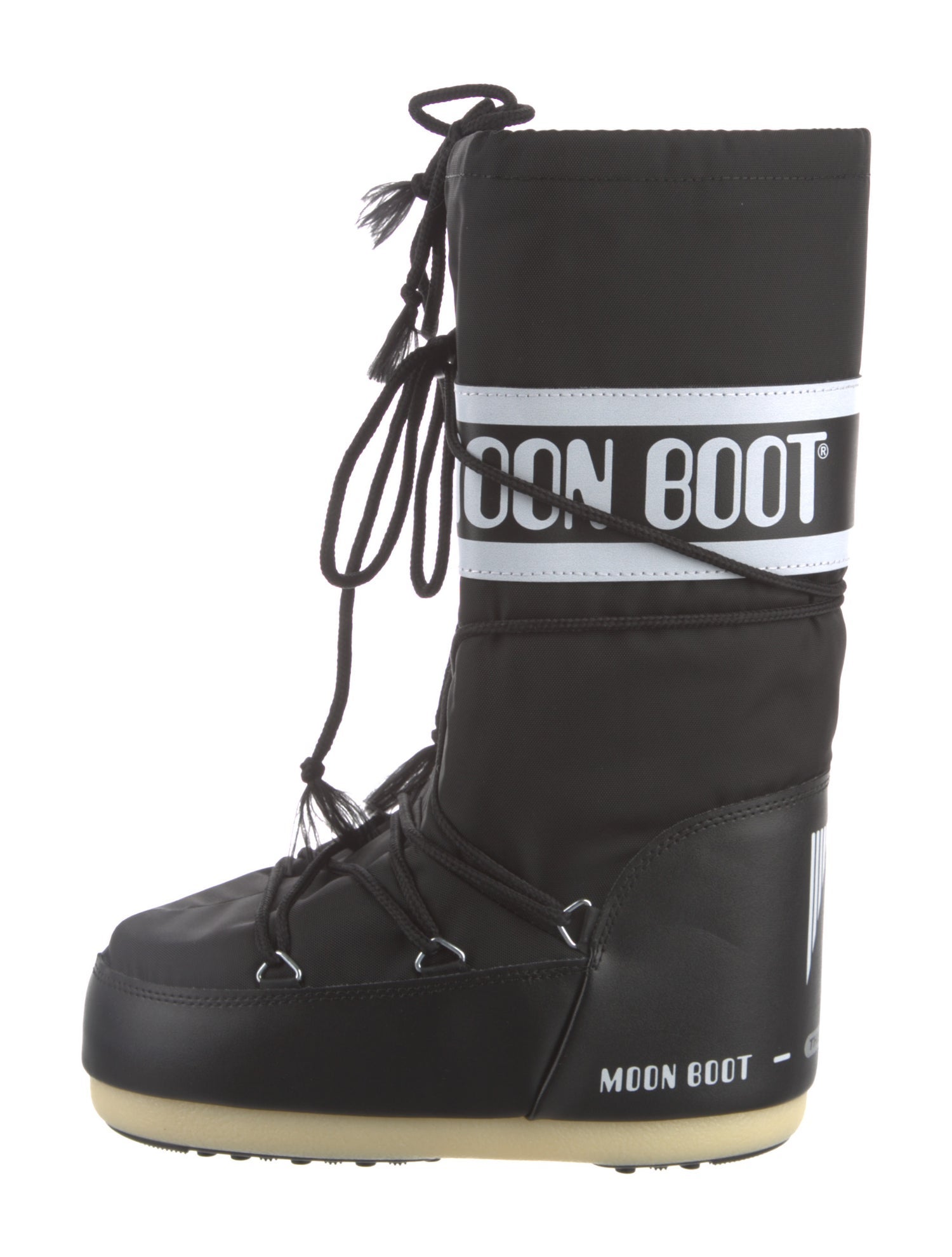 Moon Boot Nylon Printed Lace-Up Boots w/ Tags