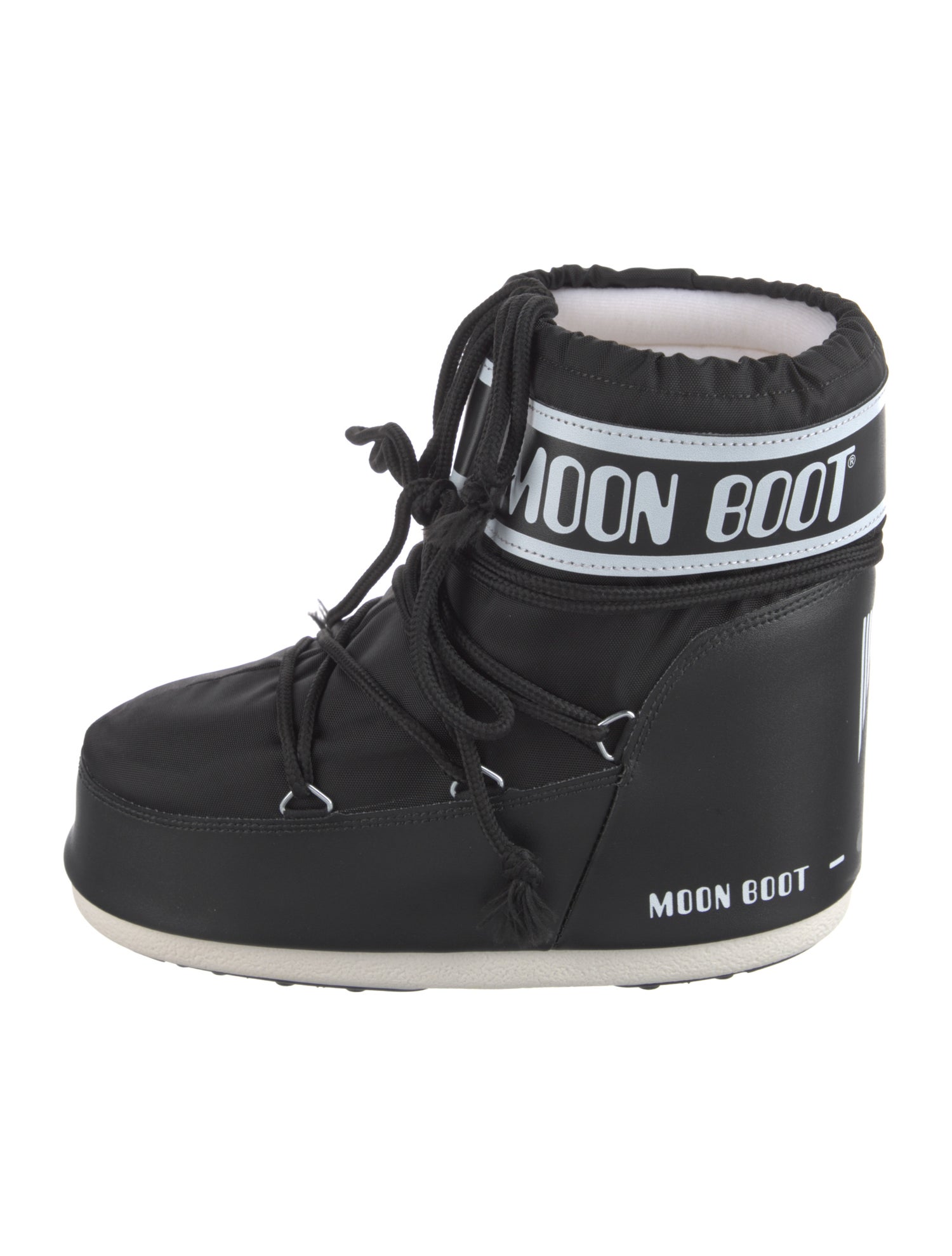 Moon Boot Nylon Graphic Print Lace-Up Boots