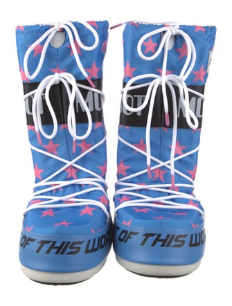 Moon Boot Printed Combat Boots