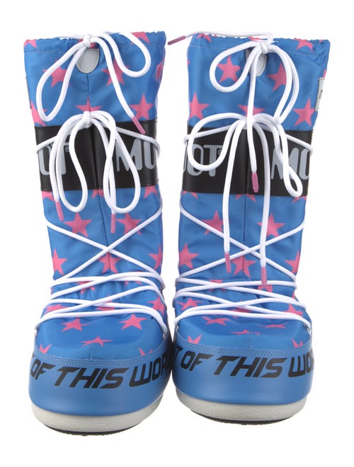 Moon Boot Printed Combat Boots