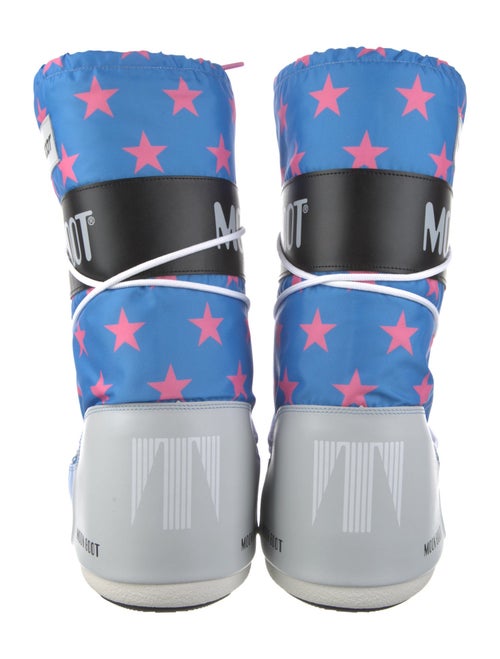 Moon Boot Printed Combat Boots