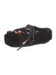 Moon Boot Faux Fur Beaded Accents