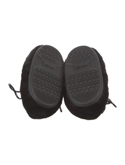 Moon Boot Faux Fur Beaded Accents