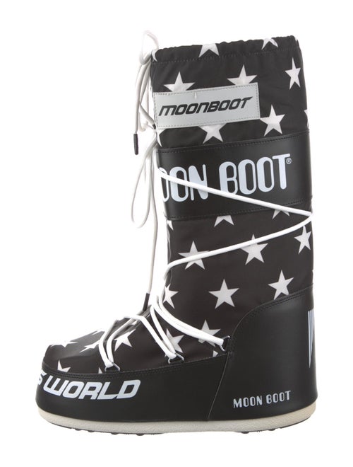 Moon Boot Nylon Printed Lace-Up Boots