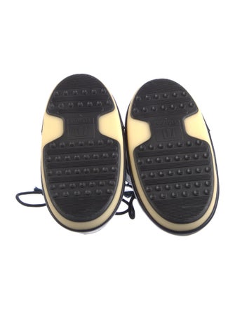 Moon Boot Leather Printed Lace-Up Boots