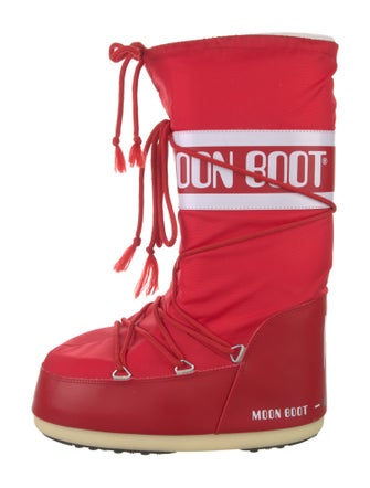 Moon Boot Nylon Printed Lace-Up Boots