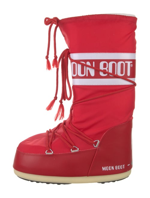Moon Boot Nylon Printed Lace-Up Boots