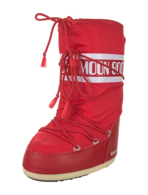 Moon Boot Nylon Printed Lace-Up Boots