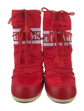 Moon Boot Nylon Printed Lace-Up Boots