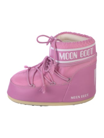 Moon Boot Nylon Printed Lace-Up Boots