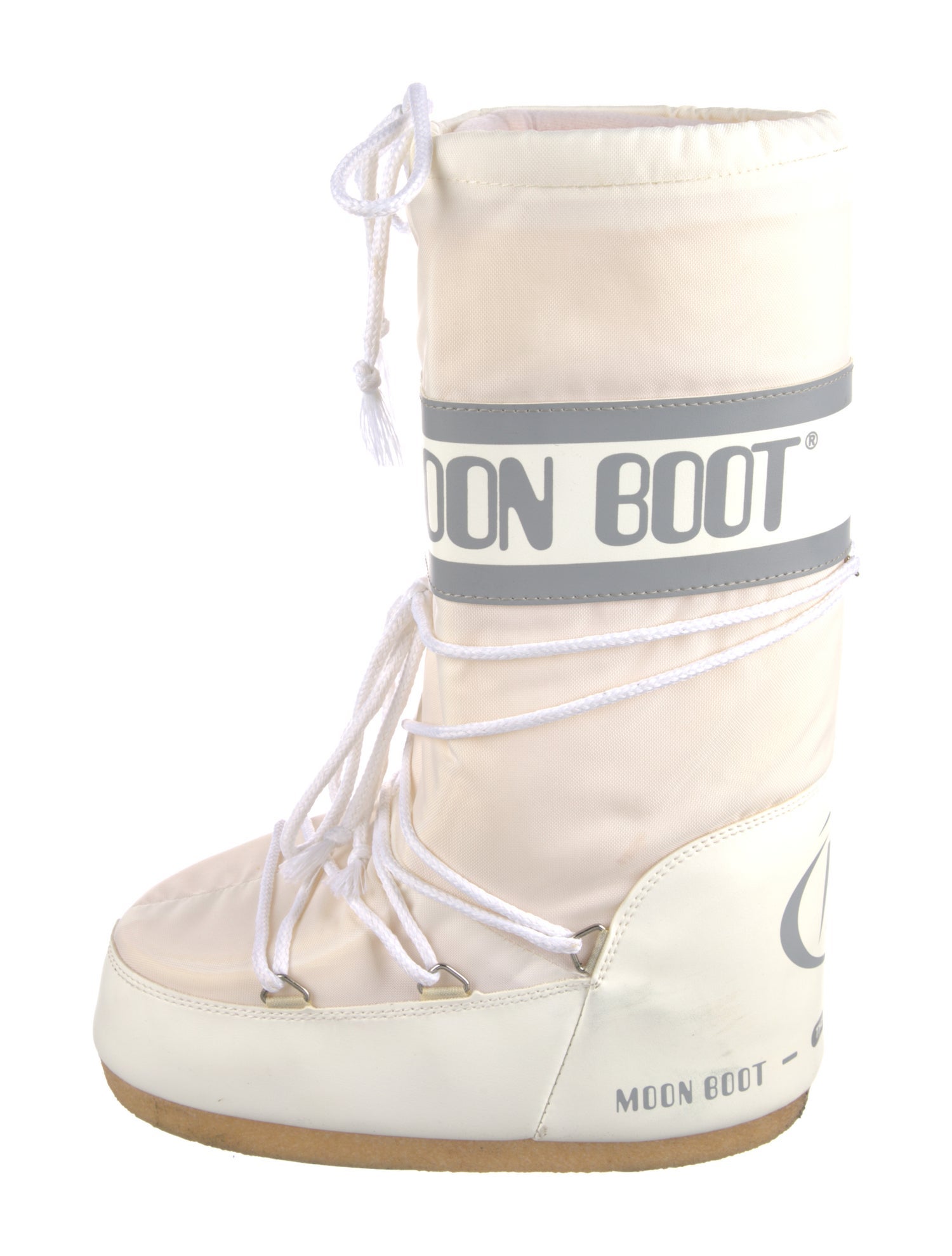Moon Boot Nylon Graphic Print Lace-Up Boots