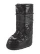 Moon Boot Patent Leather Lace-Up Boots