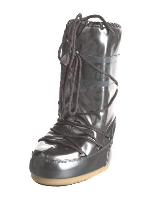 Moon Boot Nylon Graphic Print Lace-Up Boots