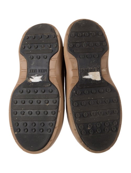 Moon Boot Suede Faux Fur Trim Lace-Up Boots