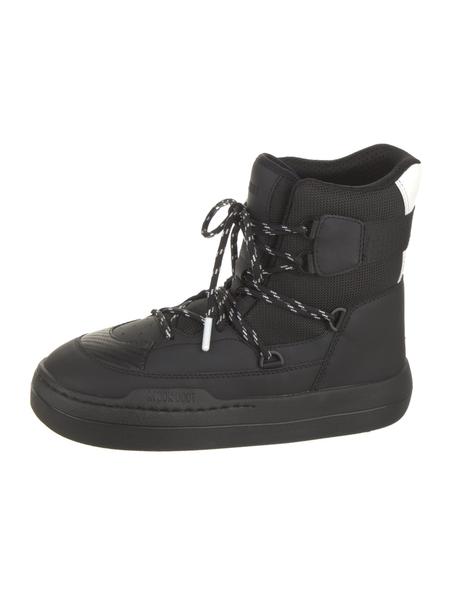 Moon Boot Leather Lace-Up Boots w/ Tags