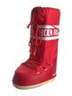 Moon Boot Nylon Graphic Print Lace-Up Boots