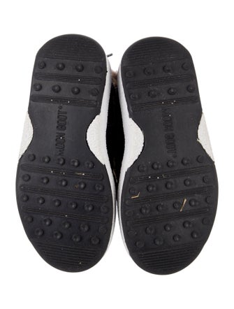 Moon Boot Fur Trim Leather Boots