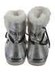 Moon Boot Saffiano Leather Lace-Up Boots
