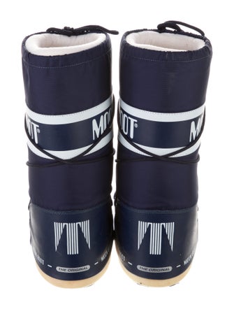 Moon Boot Nylon Printed Lace-Up Boots