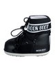 Moon Boot Leather Graphic Print Lace-Up Boots w/ Tags