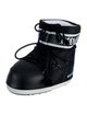 Moon Boot Leather Graphic Print Lace-Up Boots w/ Tags