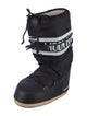 Moon Boot Nylon Graphic Print Lace-Up Boots