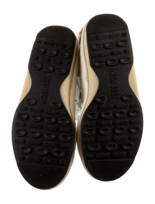 Moon Boot Nylon Faux Fur Trim Lace-Up Boots