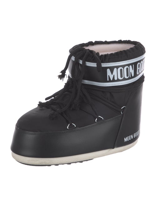 Moon Boot Nylon Graphic Print Lace-Up Boots