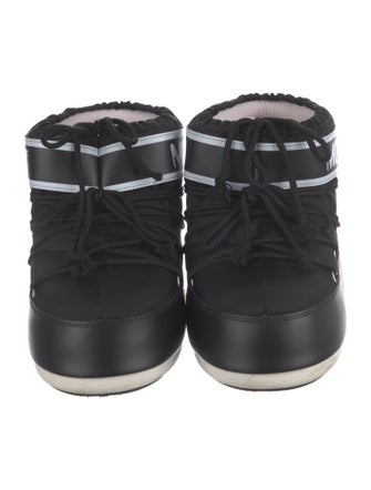 Moon Boot Nylon Graphic Print Lace-Up Boots