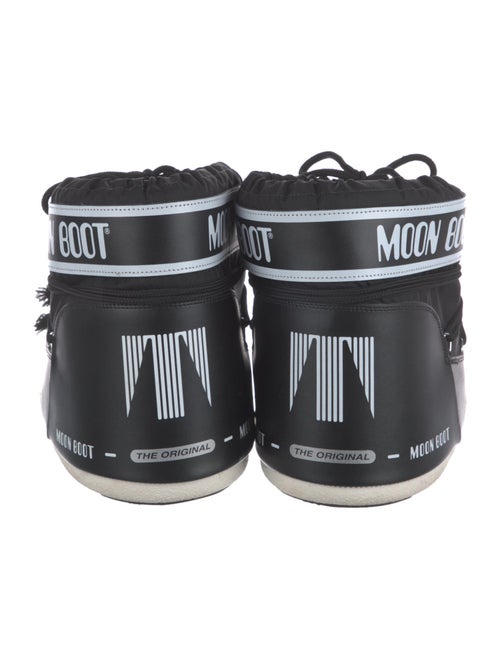 Moon Boot Nylon Graphic Print Lace-Up Boots