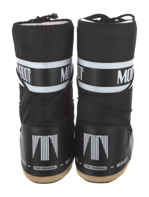 Moon Boot Nylon Graphic Print Lace-Up Boots