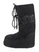 Moon Boot Nylon Bow Accents Lace-Up Boots